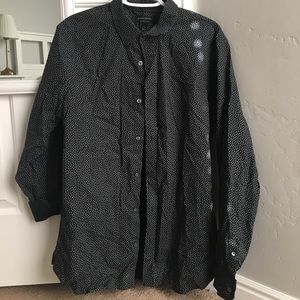 Banana Republic bottom down shirt.